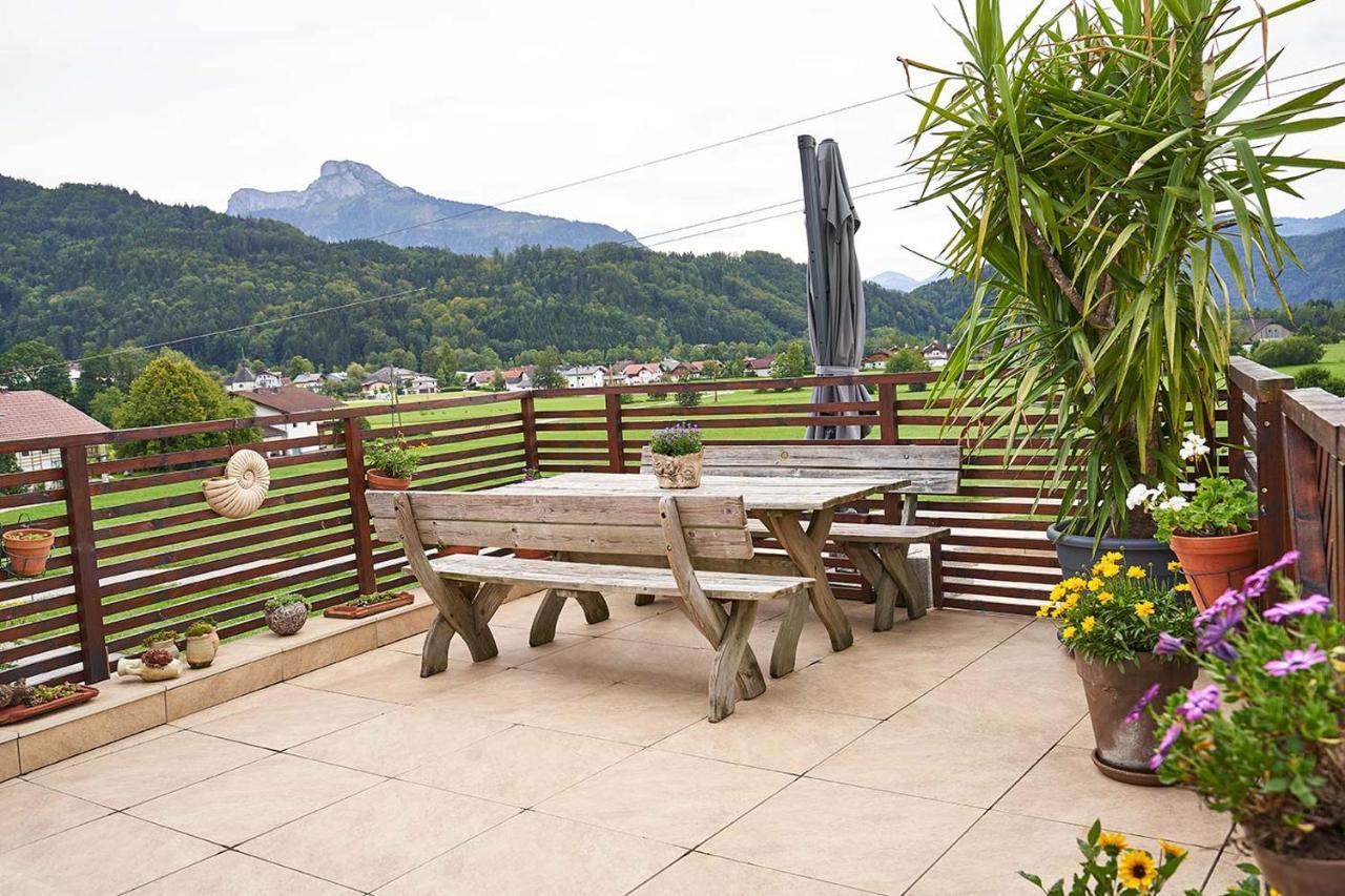 Bergblick Acht Mondsee Innerschwand Zewnętrze zdjęcie